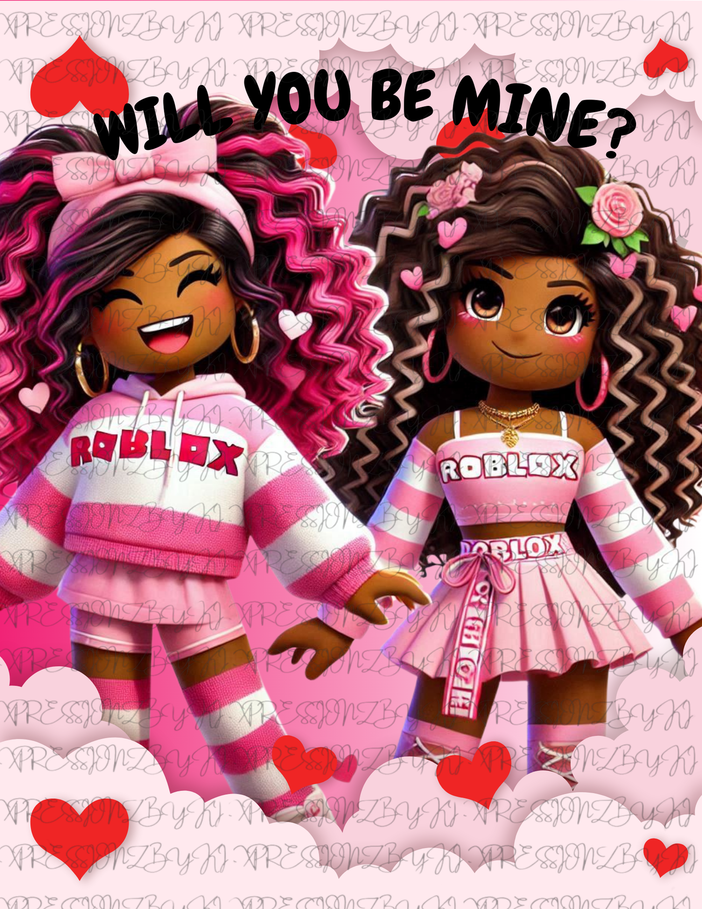 Jumbo Valentines Treat Card Physical Product