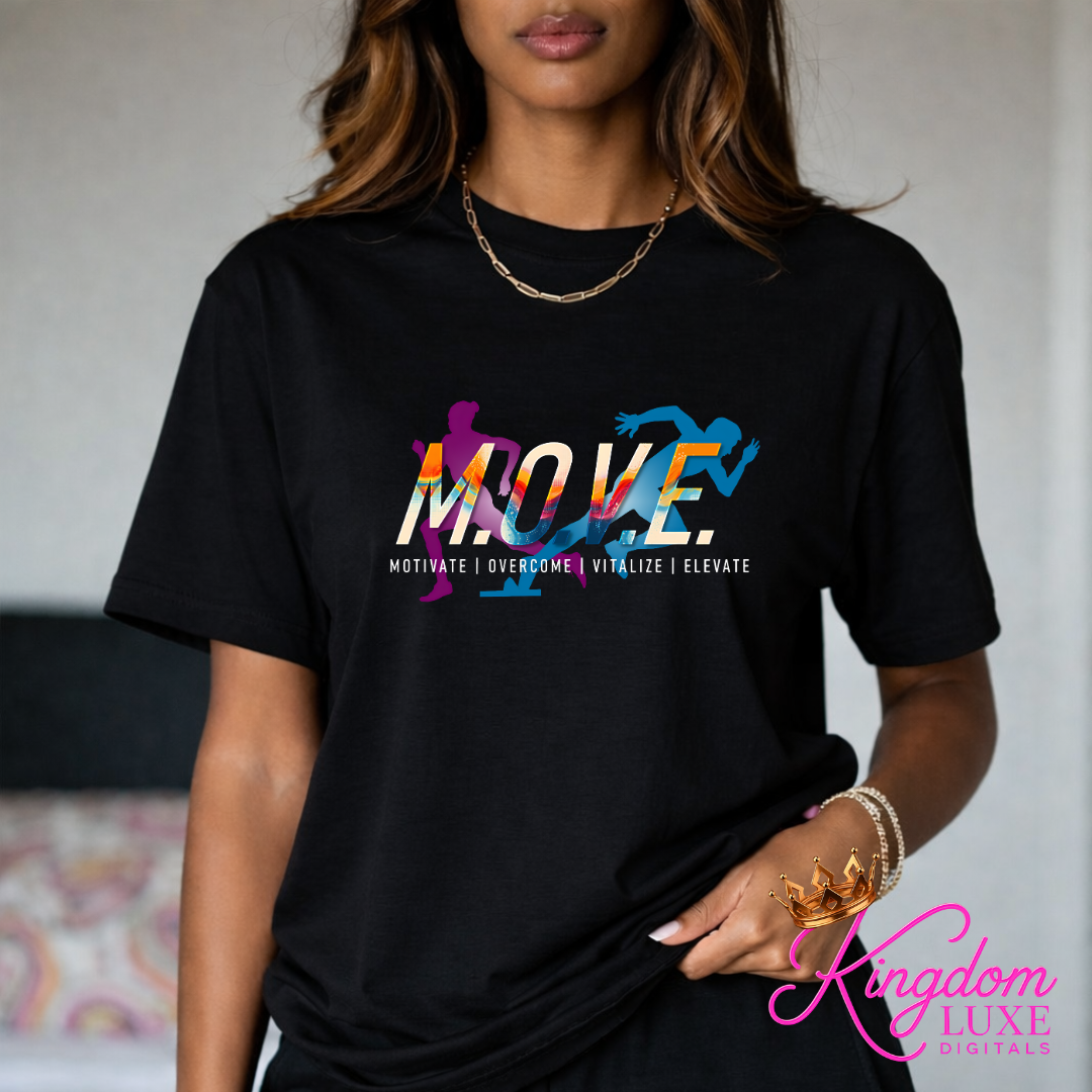 M.O.V.E. Ministry Shirt | Church Ministry Apparel | Faith Based Outreach Tee | Christian Organization T-Shirt