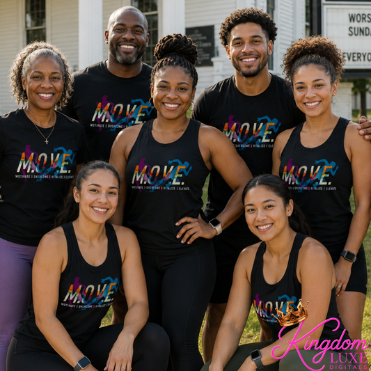 M.O.V.E. Ministry Shirt | Church Ministry Apparel | Faith Based Outreach Tee | Christian Organization T-Shirt